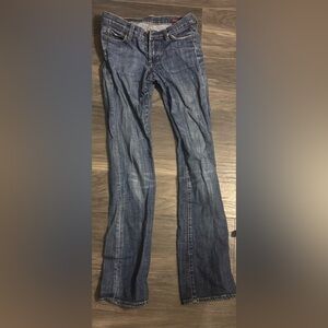 Citizens Of Humanity Blue Wash Boot Cut Jeans